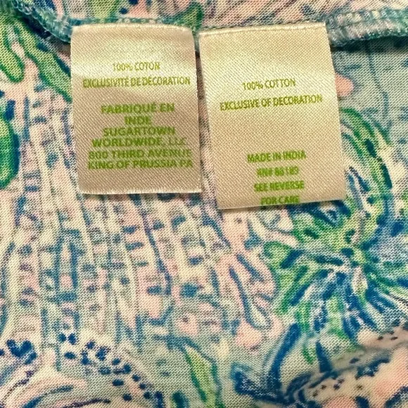 Lilly Pulitzer Malone Cotton Maxi Dress 💚🩷🩵 - Picture 12 of 13